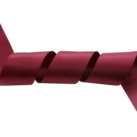 ITIsparkle 38mm Width (11/2") Double Faced Satin Ribbon 22 Meters (full reel) Crafts Gift Wrap Floristry - Burgundy 277# Ribbon