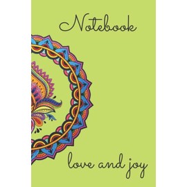 NOTEBOOK: Modern Mandala Notebook 6x9'' with 120 Blank Lined Pages