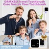 Toothbrush Sanitizer Case and Holders, DRMXBU Wall Mounted Toothbrush Holder