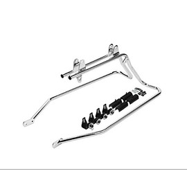 SMT-Chrome Saddlebag Support Conversion Bracket kit Compatible With Harley Heritage Softail 1984-2013 [B01LMV8W3M]