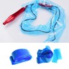 AIMALL 200PCS Professional Blue Polyethylene Tattoo Clip Cord Covers, 23.6x2