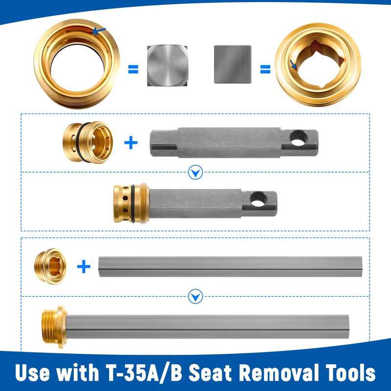 Enhon Valve Rebuild Kit Replacement for REB-VALVE, Compatible with Symmons