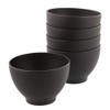 Tableware East Wood Grain Soup Bowl Small 360cc Dark Brown