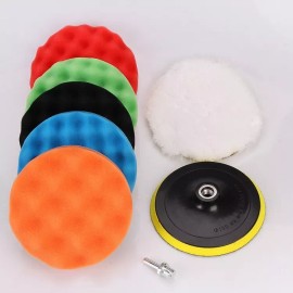 Yooshi Esponjas Pulir Almohadillas Encerar Borla 7 Pulgadas 8 Pieza