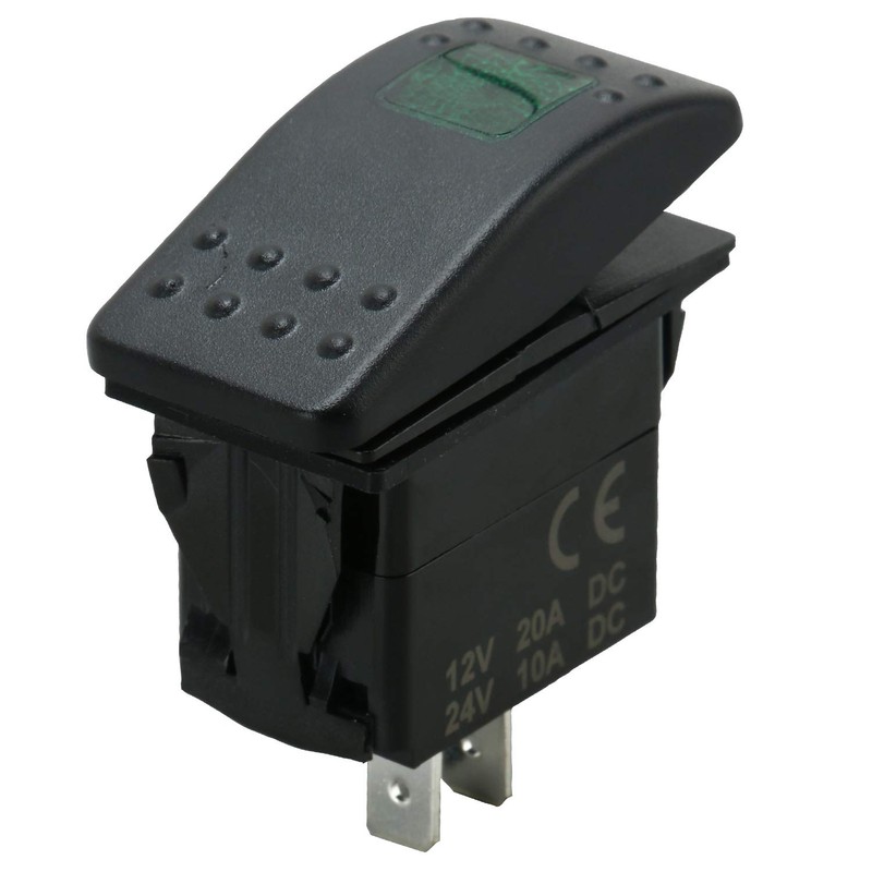 Amarine Made 12v 20 Amp Waterproof LED On/Off Boat Marine