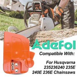 Chainsaw Chain Brake Assembly & 3/8-6T Sprocket Clutch Drum Assembly Kit for Husqvarna 235 236 240 235E 240E 236E Chainsaws, Clutch Sprocket Side Cover Rep 525628901 545071103 Clutch # 530047061