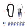 LUEXBOX 1/4 Inch Keychain, Hex Screwdriver Extension Bar, Quick Change