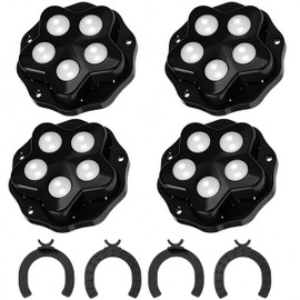 MHSKNHW 4 Piece Nylon Ball Casters, Securing Anywhere, 360 Degree Rotation, Load Capacity 330.7 lbs (150 kg), Furniture Moving, Just Stick, Wheels, Silent, Aftermarket Nylon Wheel, Ball Type
