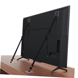 Hohopeti 1set Adjustable Tv Safety Straps Anti-Tipping Furniture Anchors for Proofing Easy Installation High-Strength Versatile Use Homes and Offices