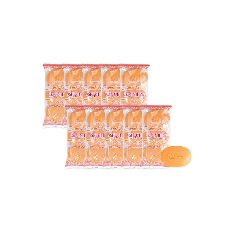 Apricot Soap 90g 3-pack (10 pieces) Facial Soap Beauty Soap