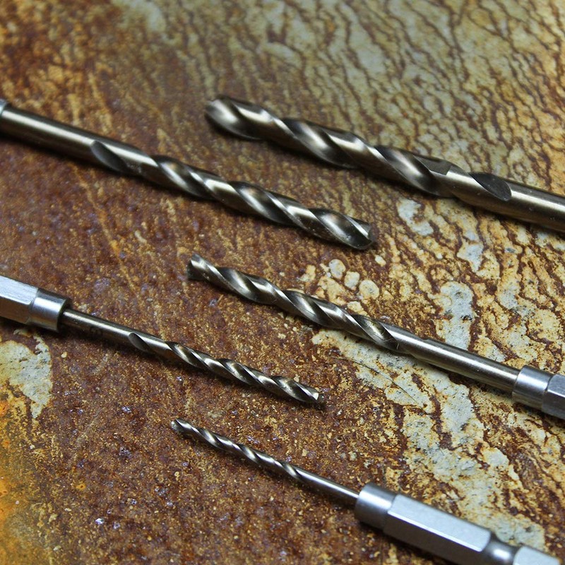 HSSE M35 Cobalt Quick-Change Impact Drill Bit Set, 5 Piece