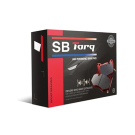 SBT1180 Low-Met Brake Pads W/Hardware Kit - For High Speed Aggressive Braking - Exceptional Stopping Power + High Friction Coefficient - High Performance Brake Pads, Low Noise + High Durability