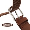 Monopa Kids Elastic Braided Belt - Pin Buckle Stretch Golf