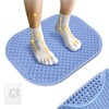 Upgrade Silicone Foot Massage Mat with Dual-Side Usage, Large Reflexology