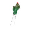 UPware Cactus Themed Cheese Spreaders, Hand-Painted Resin Handles with Stainless