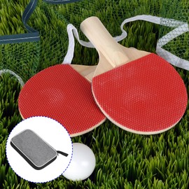 M METERXITY Ping Pong Paddle Cover - Table Tennis Racket Case Bag for Storage Organization 10.6 x 7", Grey