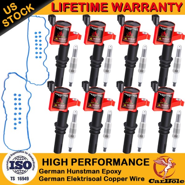 CarBole Ignition Coil & Spark Plug & Valve Cover Gasket