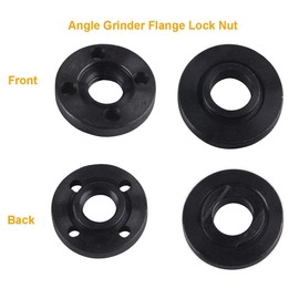 Podoy Grinder Flange Angle Wrench Spanner Metal Lock Nut for Compatible with Milwaukee Makita Bosch Black & Decker Ryobi 193465-4 4.5" 5" 5/8-11