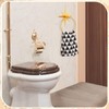 Reallnaive Mid Century Towel Ring Holder for Bathroom Modern Gold