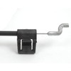 Recliner Parts: 38 1/4" Black D Ring Pull Cable Assembly