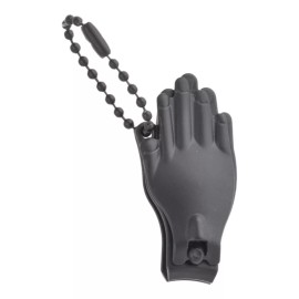 Kikkerland Cortauñas Color Negro En Forma De Pie Y Mano 2 Pzas