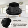 PATIKIL 4 Inch Round Air Vent Cover, 2 Pack Soffit