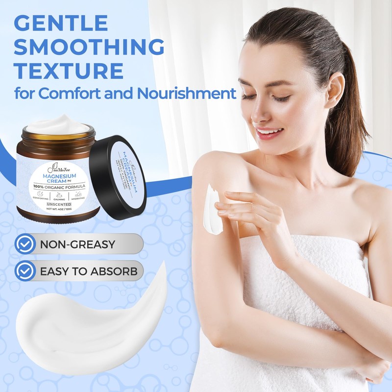 FeeMeFee FeeMeFee Magnesium Lotion for Sleep, Natural Magnesium Cream, Magnesium