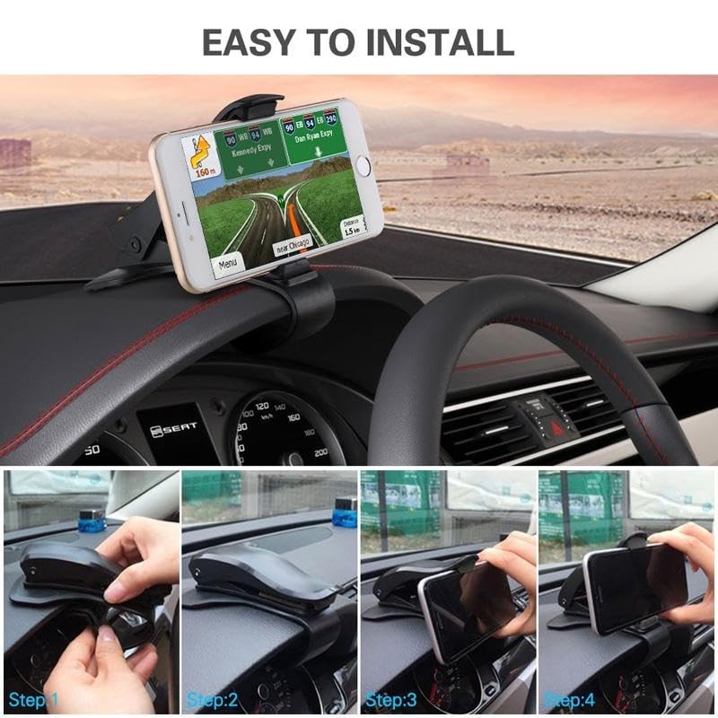 Car Mount Dash Non-Slip Compatible with Cricket Influence/Icon 2, Holder