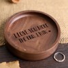 La Boda Wooden Ring Tray, Engraved Wedding Ring Holder, Engagement