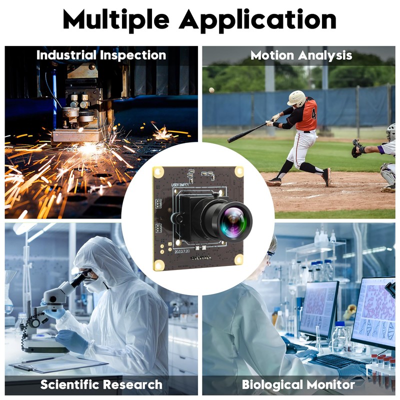12MP USB Camera Module 4K 120fps High Speed Golf Swing