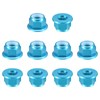sourcing map Nylon Insert Hex Lock Nuts, 10pcs - M8