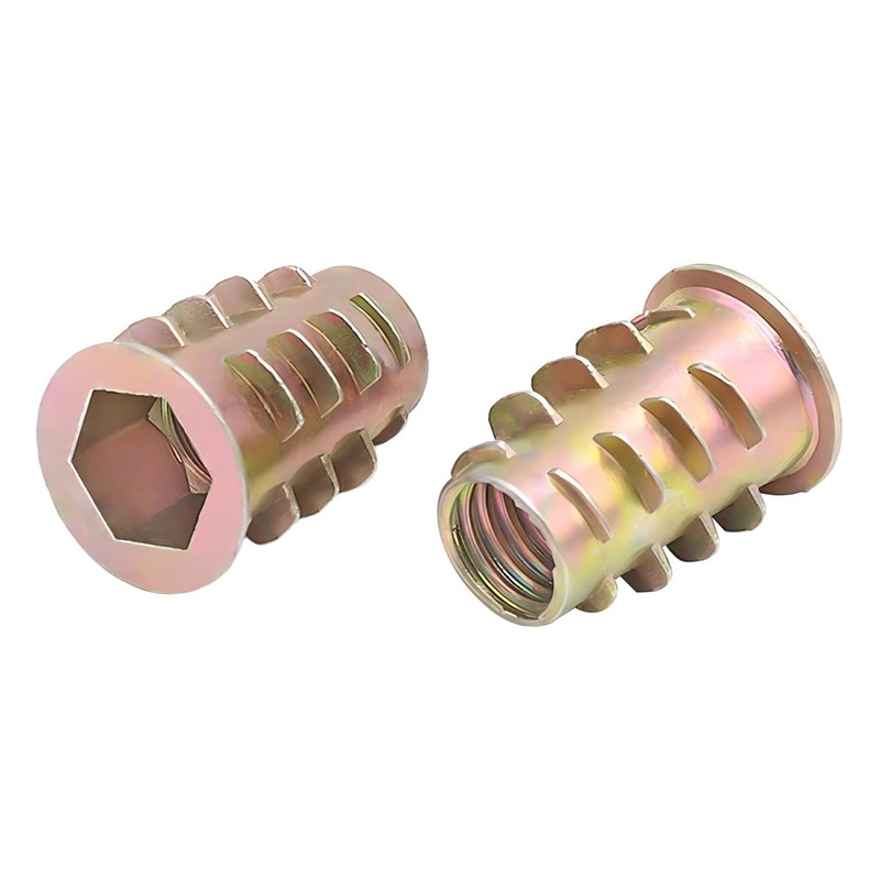 Qrity Pack of 20 Zinc Alloy Hexagonal Thread, M4 x