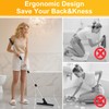 ITTAHO 2 Pack Grout Brush with Long Handle, Swivel Cleaning