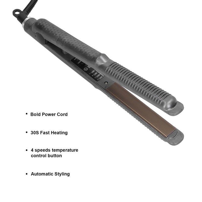 30S Hair Straightener Fast Heating 4 Levels Adjustable Temperature Hair
