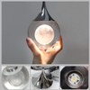 Sedelan LED Crystal Wall Sconce, Moon Modern Wall Light Fixture,