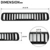 AUTOVIC Dash Dashboard Trim Vent for Defroster Defrost for Jeep