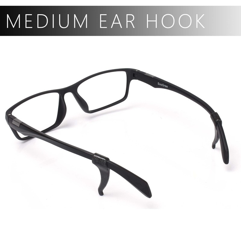 SooGree 16 Pairs Eyeglass Ear Grip - Soft Comfortable Anti-slip