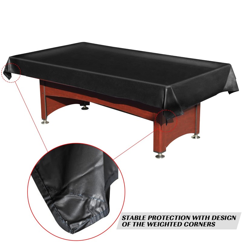 MoyanSuper Pool Table Cover PVC Waterproof Dustproof for 7/8/9 Ft