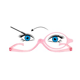 OCCI CHIARI Makeup Reading Glasses 5.0 Flip Down Folding Cosmetic Readers for Women 1.0 1.5 2.0 2.5 3.0 3.5 4.0 5.0 6.0