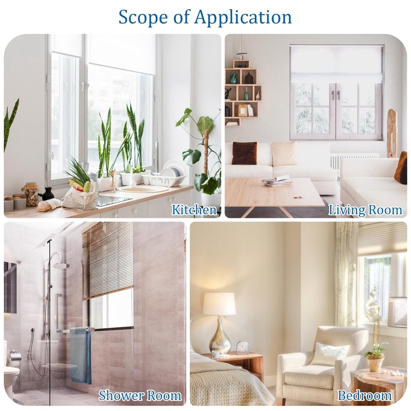 ibasenice 4 Blind Curtain Clips, Blind Clips, Blind Curtain Clips,