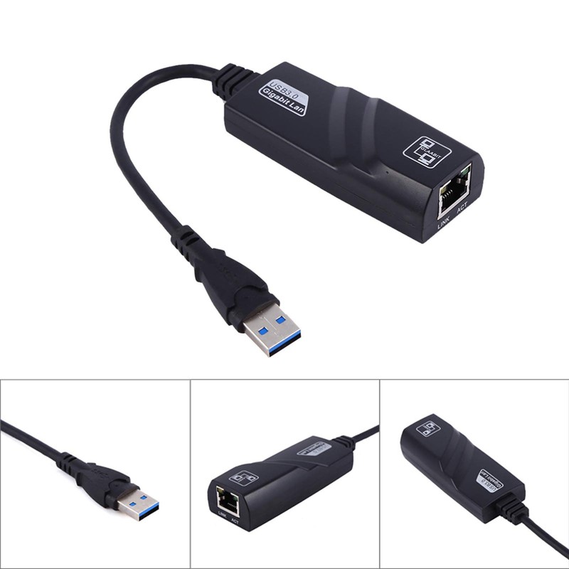 Wired USB 3.0 Network Card, USB3.0 Gigabit Network Card without