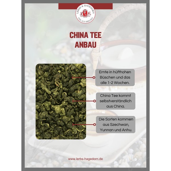 Lerbs & Hagedorn, Organic Tea China Oriental Fancy Oolong Fine