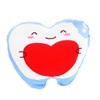 BESPORTBLE Soft Plush Tooth Pillow Back Support Pillow for Sitting
