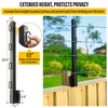Epcee Fence Post Extender, 23.5" Fence Barbed Wire Extend Arm，for