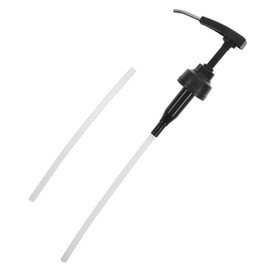 CIYODO Oyster Sauce Bottle Nozzle Pump with Squeeze Function and Hoses for Kitchen Condiments for Thick Liquids Like Ketchup and Oils