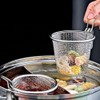 Stainless Steel Pasta Basket, Mesh Spider Food Dumpling Noodle Strainer,