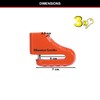 MASTER LOCK 8303EURDPS Brake Disc Lock with Disc Cylinder 80