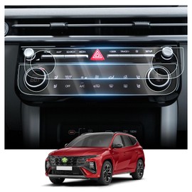 Ruiya 2025 Tucson Screen Protector for 2025 Hyundai Tucson/Santa Cruz Air Conditioner,for Hyundai Tucson 2025 Accessories 2PCS Plastic Nano Films Compatible with 2025 Hyundai Tucson/Santa Cruz