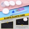 Mardatt 12 Pieces Elastic Bracelet String Cord Kit Includes 0.4