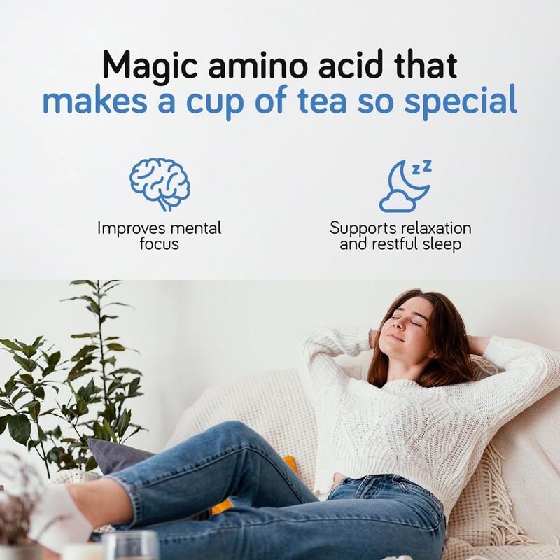 L Theanine High Dose – 400 mg per Capsule –